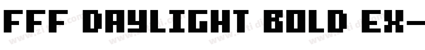 FFF Daylight Bold Ex字体转换